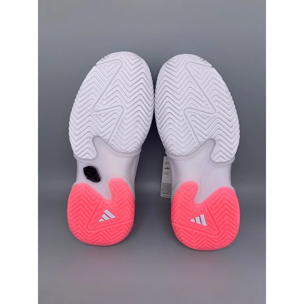 Adidas Barricade 13 W White Pink Tennis Shoes JP9842 Women's Sz 7 NWT